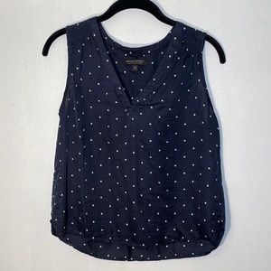 Navy & White Tank - XS
